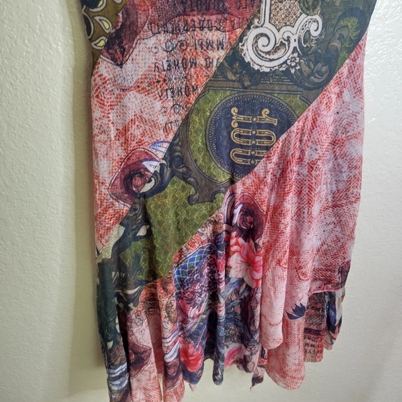 Desigual Rasha Patchwork Retro Dress Sz S - Picture 4 of 10